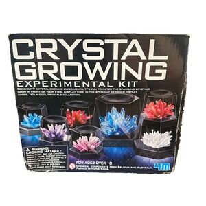 7 Crystal Growing Science Experimental Kit Display Cases Easy DIY‎ STEM ST